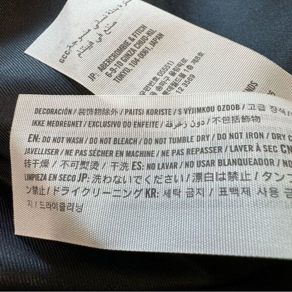 Abercrombie & Fitch Tweed Blazer Jacket One Button Small - Picture 10 of 10